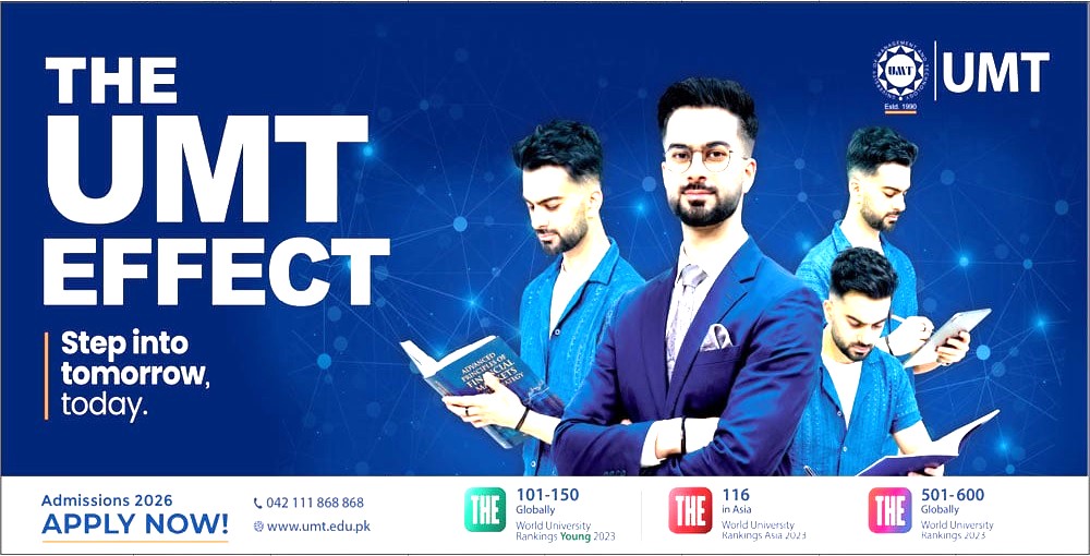 UMT admissions advertisement 2026